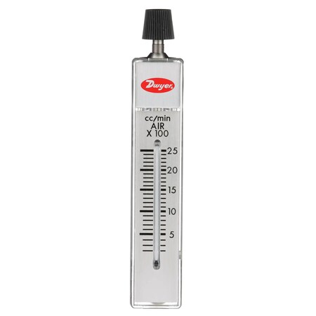 Dwyer Instruments Flowmeter, range 10-100 LPM air RMA-25-TMV